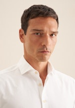 Regular Casual Hemd Uni in Weiß |  Seidensticker Onlineshop