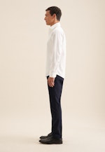 Regular Casual Hemd Uni in Blanc |  Seidensticker Onlineshop