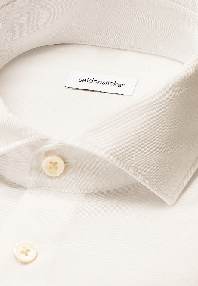 Regular Chemise décontractée Uni dans Blanc | Boutique en ligne Seidensticker