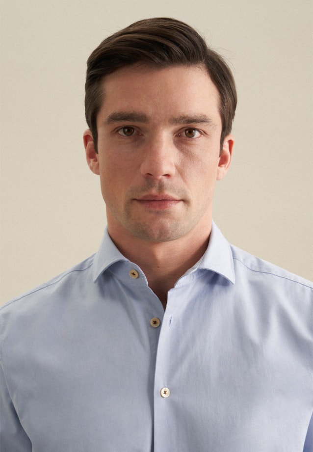 Regular Casual Hemd Uni in Hellblau |  Seidensticker Onlineshop