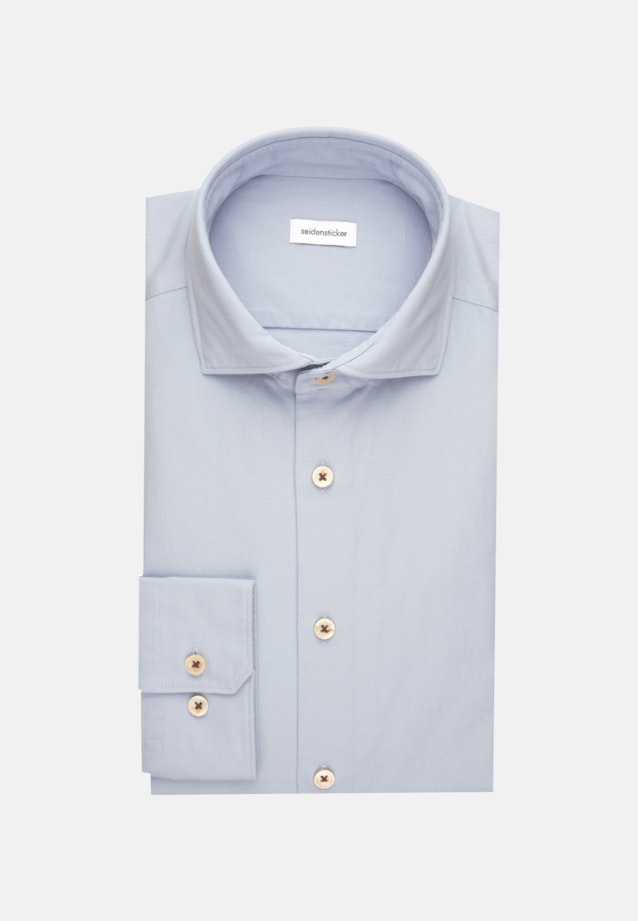 Chemise Décontractée Regular Manche Longue Sémi-Classique in Bleu Clair |  Seidensticker Onlineshop