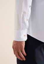 Regular Chemise décontractée Uni in Bleu Clair |  Seidensticker Onlineshop