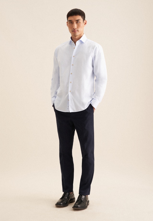 Regular Casual Hemd Uni in Hellblau |  Seidensticker Onlineshop