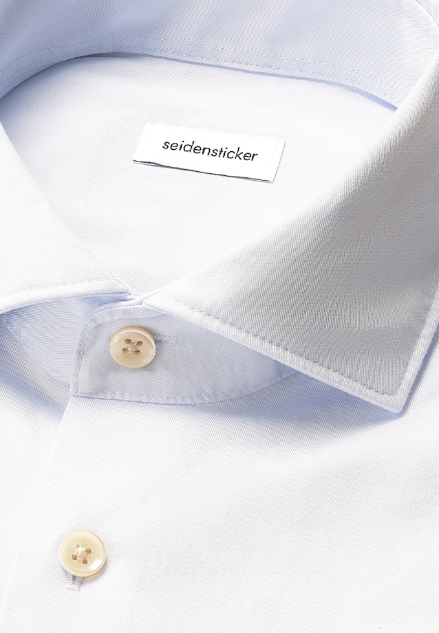 Regular Chemise décontractée Uni in Bleu Clair |  Seidensticker Onlineshop