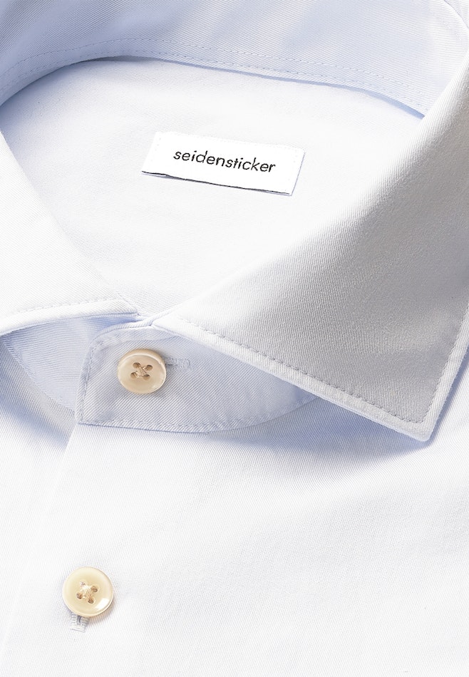 Regular Chemise décontractée Uni dans Bleu Clair | Boutique en ligne Seidensticker