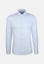 Regular Chemise décontractée Uni in Bleu Clair |  Seidensticker Onlineshop