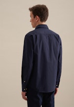 Kragen Casual Hemd Regular in Navy |  Seidensticker Onlineshop