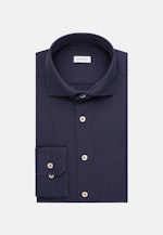 Chemise Décontractée Regular Manche Longue Sémi-Classique in Bleu Foncé |  Seidensticker Onlineshop