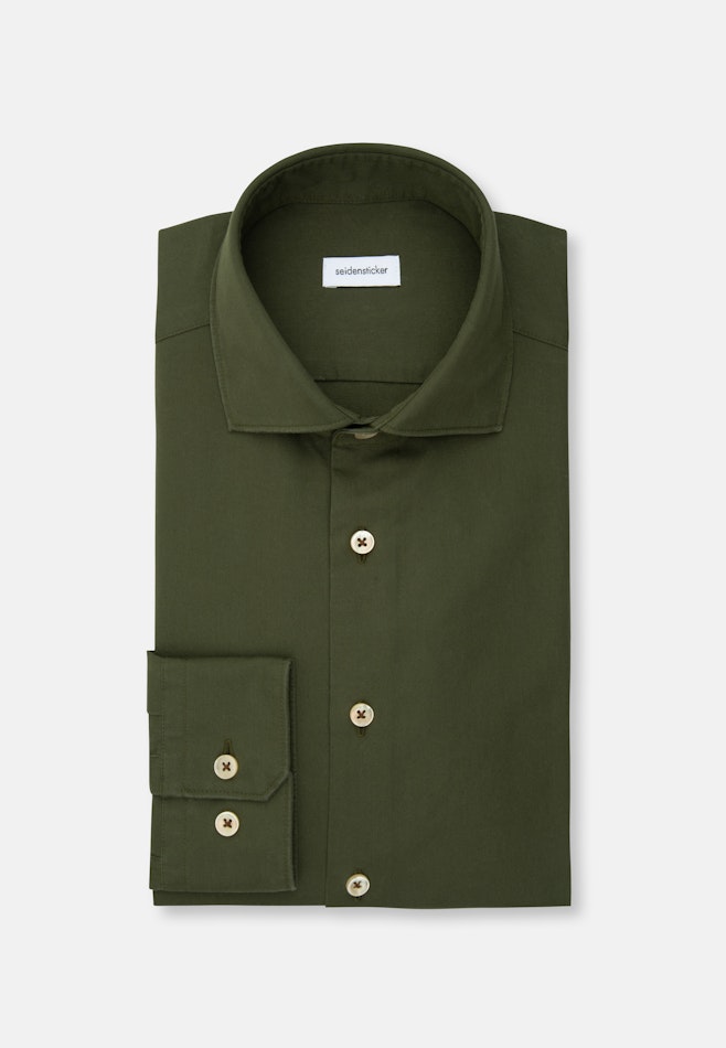 Regular Casual Hemd Uni in Dunkelblau | Seidensticker Onlineshop