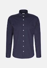 Chemise Décontractée Regular Manche Longue Sémi-Classique in Bleu Foncé |  Seidensticker Onlineshop