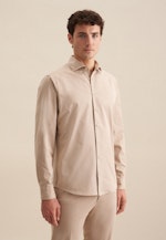Regular Casual Hemd Uni in Beige |  Seidensticker Onlineshop