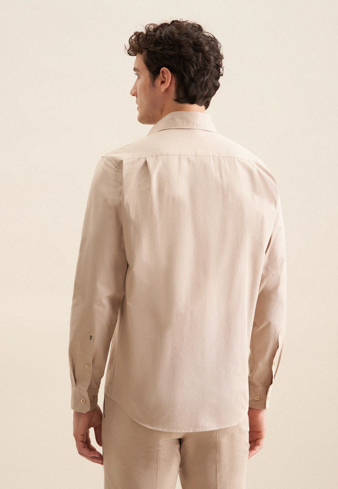 Regular Casual shirt Uni in Beige | Seidensticker online shop