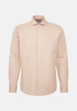 Regular Casual Hemd Uni in Beige |  Seidensticker Onlineshop