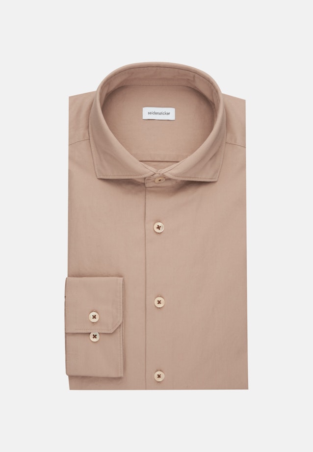 Chemise Décontractée Regular Manche Longue Sémi-Classique in Marron |  Seidensticker Onlineshop