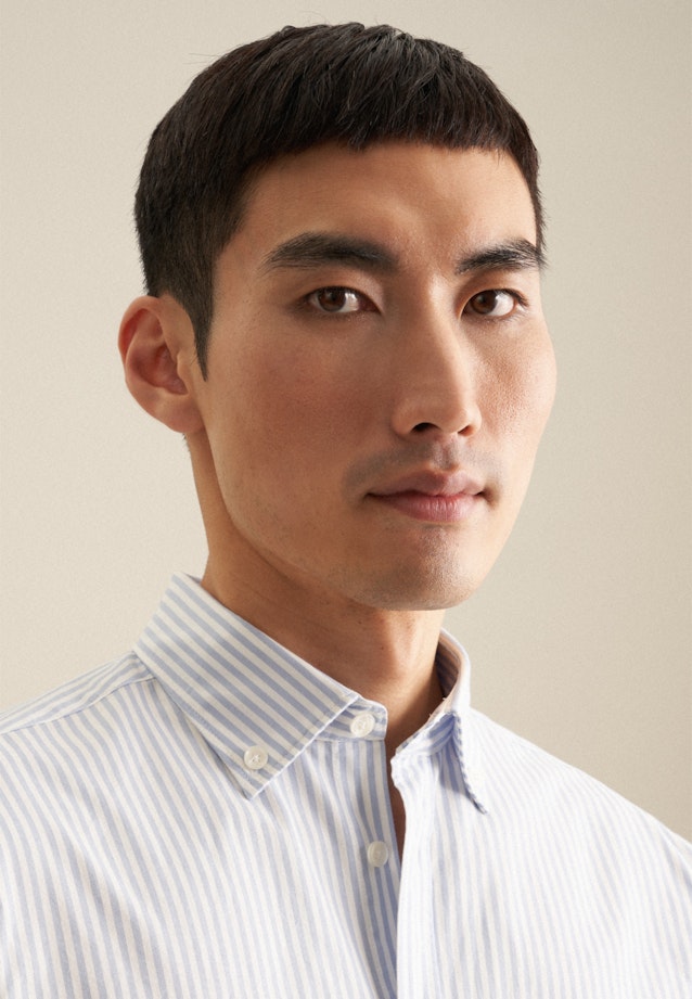 Regular Casual shirt Stripe in Light Blue |  Seidensticker Onlineshop