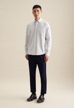 Regular Casual shirt Stripe in Light Blue |  Seidensticker Onlineshop