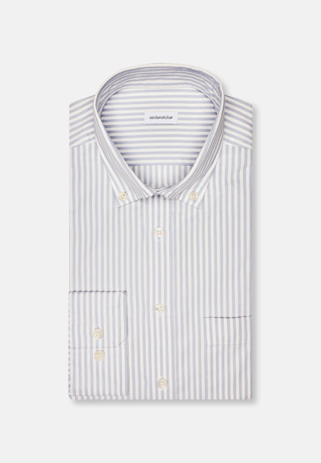 Regular Casual shirt Stripe in Light Blue |  Seidensticker Onlineshop