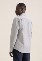 Chemise casual in Regular with Col Boutonné in Bleu Foncé |  Seidensticker Onlineshop