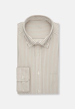 Regular Casual shirt Stripe in Brown |  Seidensticker Onlineshop