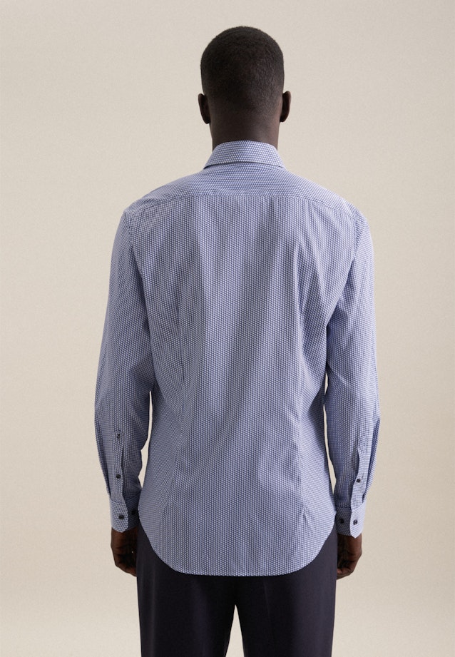 Chemise performance Slim Twill (sergé) Col Kent in Bleu Clair |  Seidensticker Onlineshop