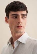 Slim Flanellhemd Streifen in Grau |  Seidensticker Onlineshop