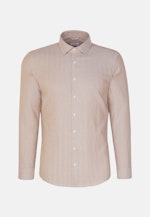 Chemise en flanelle Slim Fil à fil Col Kent in Marron |  Seidensticker Onlineshop