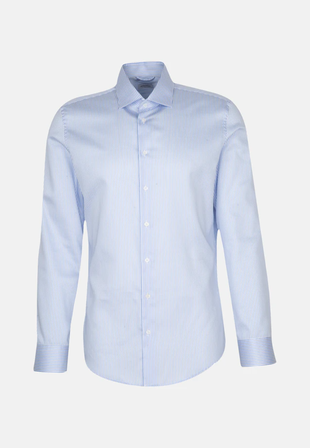 Shaped Business shirt Stripes in Light Blue |  Seidensticker Onlineshop