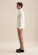 Slim Casual shirt Uni in Ecru |  Seidensticker Onlineshop