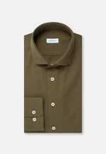 Slim Casual Hemd Uni in Grün |  Seidensticker Onlineshop