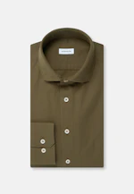Slim Casual shirt Uni in Green |  Seidensticker Onlineshop