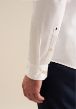 Slim Chemise décontractée Uni in Blanc |  Seidensticker Onlineshop