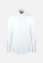 Slim Casual Hemd Uni in Weiß |  Seidensticker Onlineshop