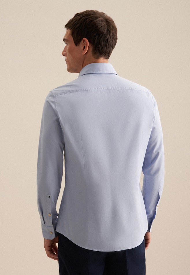 Chemise Décontractée Slim Manche Longue Sémi-Classique dans Hellblau | Boutique en ligne Seidensticker