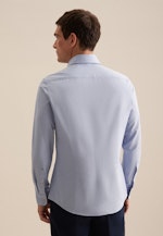 Chemise Décontractée Slim Manche Longue Sémi-Classique in Hellblau |  Seidensticker Onlineshop