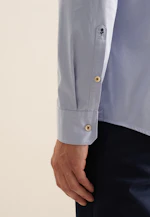 Slim Chemise décontractée Uni in Hellblau |  Seidensticker Onlineshop