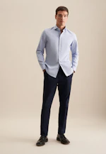 Slim Chemise décontractée Uni in Hellblau |  Seidensticker Onlineshop