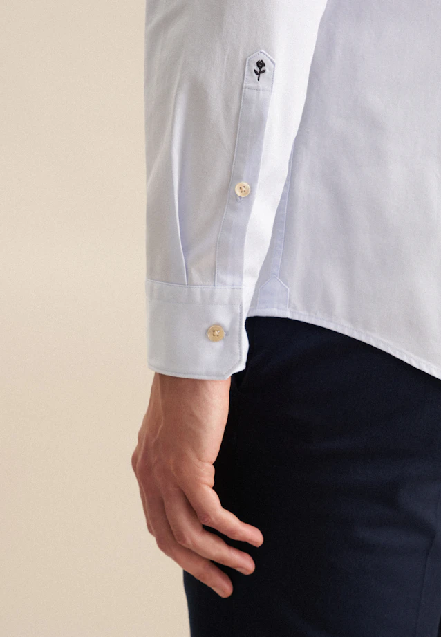 Slim Casual Hemd Uni in Hellblau |  Seidensticker Onlineshop
