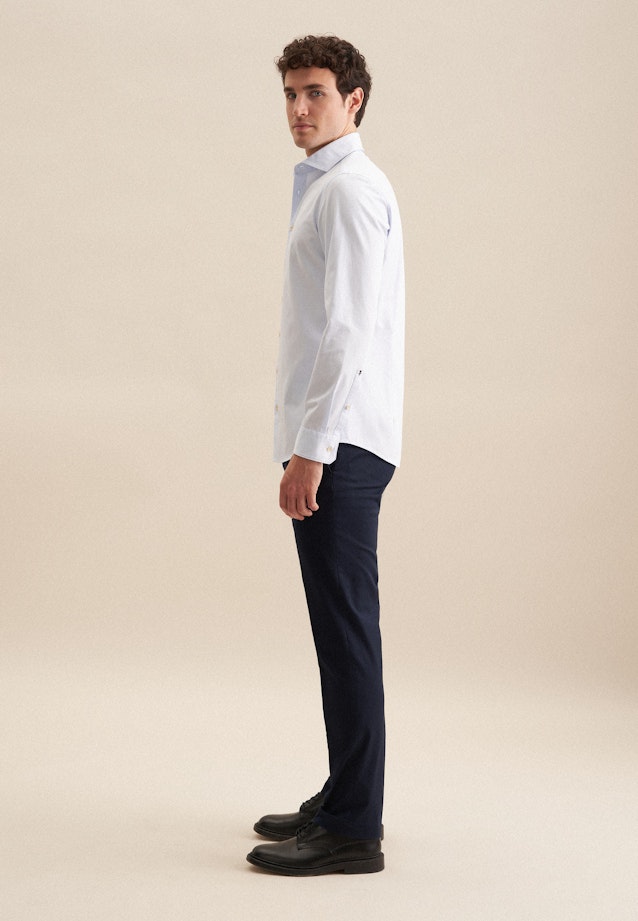 Slim Casual Hemd Uni in Hellblau |  Seidensticker Onlineshop