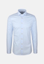 Slim Chemise décontractée Uni in Bleu Clair |  Seidensticker Onlineshop