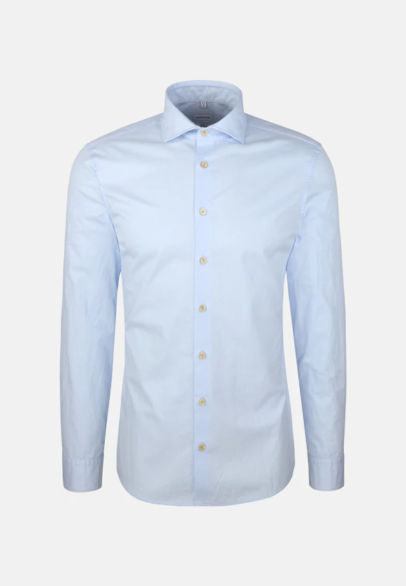 Slim Casual Hemd Uni in Hellblau |  Seidensticker Onlineshop