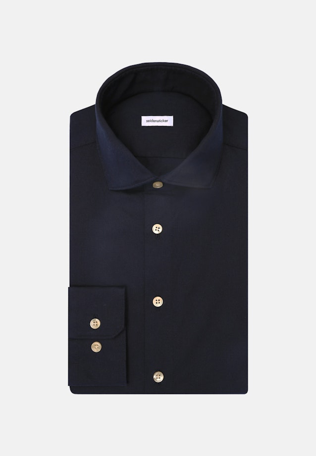 Collar Casual shirt in Dark Blue |  Seidensticker Onlineshop