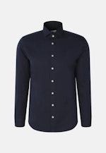 Chemise Décontractée Slim Manche Longue Sémi-Classique in Bleu Foncé |  Seidensticker Onlineshop