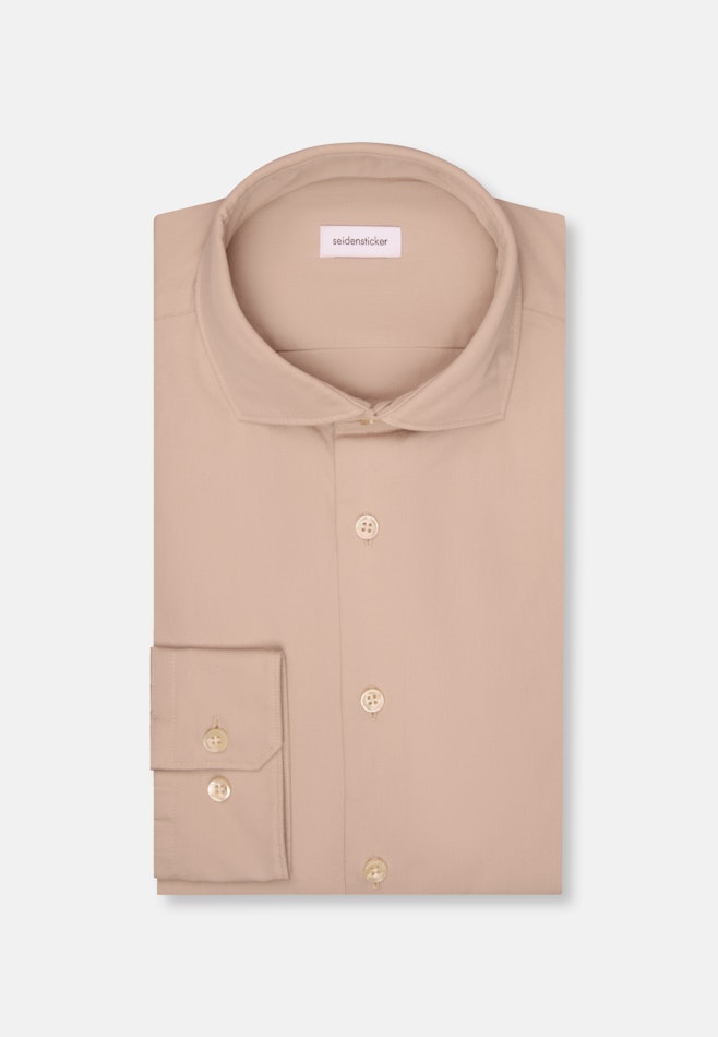 Slim Casual shirt Uni in Beige | Seidensticker online shop