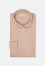 Slim Chemise décontractée Uni in Beige |  Seidensticker Onlineshop