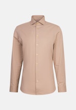 Slim Casual Hemd Uni in Beige |  Seidensticker Onlineshop