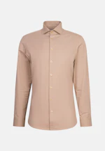 Slim Chemise décontractée Uni in Beige |  Seidensticker Onlineshop