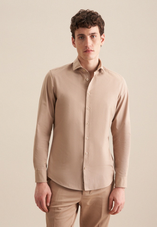 Collar Casual shirt in Braun | Seidensticker online shop