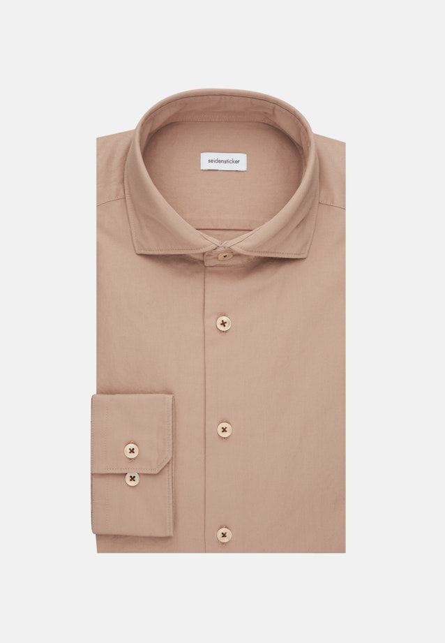 Chemise Décontractée Slim Manche Longue Sémi-Classique in Braun |  Seidensticker Onlineshop