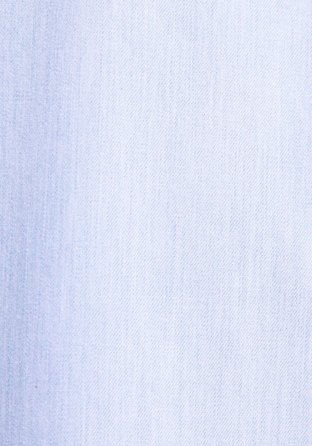 Regular Flanellhemd Uni in Hellblau | Seidensticker Onlineshop