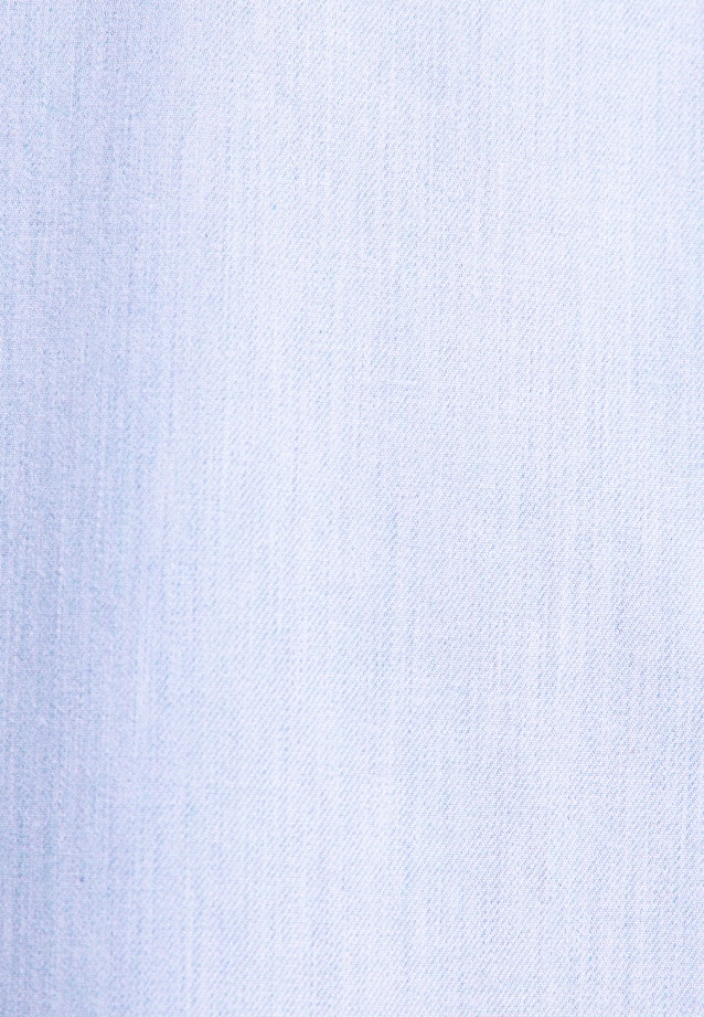Regular Flanellhemd Uni in Hellblau |  Seidensticker Onlineshop